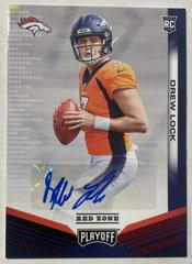 Drew Lock [Autograph Red Zone] #204 Football Cards 2019 Panini Playoff Prices