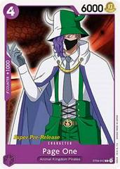 Page One [Super Pre-release] ST04-012 One Piece Starter Deck 4: Animal Kingdom Pirates Prices