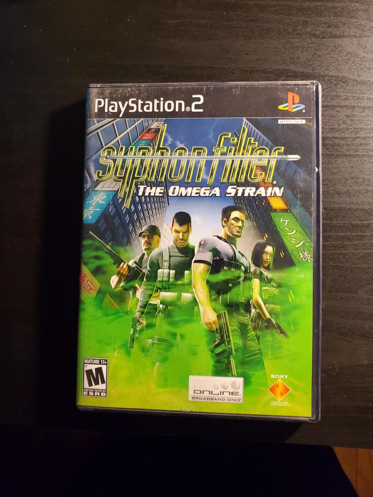 Syphon Filter Omega Strain Sony Playstation 2 Game