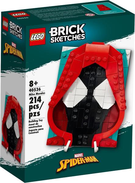 Miles Morales #40536 LEGO Brick Sketches