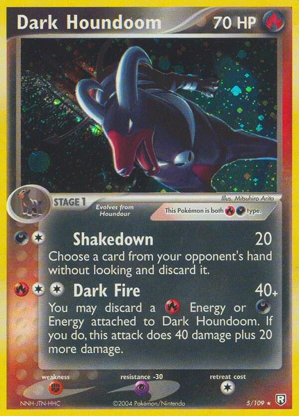 Dark Houndoom #5 Pokemon Team Rocket Returns