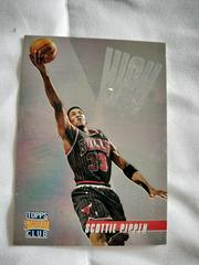 Scottie pippen #Hr1 Basketball Cards 1996 Stadium Club High Risers Prices