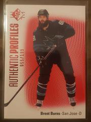 Brent Burns [Red] #AP-12 Hockey Cards 2021 SP Authentic Profiles Prices