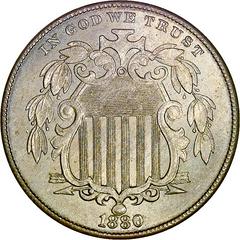 1880 [PROOF] Coins Shield Nickel Prices
