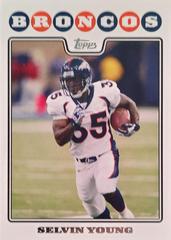 Selvin Young #80 Football Cards 2008 Topps Prices