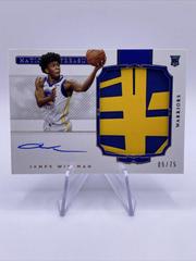 James Wiseman [Patch Autograph] Basketball Cards 2020 Panini National Treasures Prices