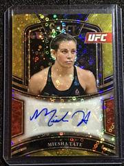 Miesha Tate [Gold Disco Prizms] Ufc Cards 2021 Panini Select UFC Signatures Prices
