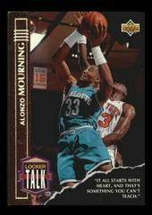 Alonzo Mourning Basketball Cards 1993 Upper Deck Locker Talk Prices