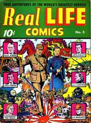 Real Life Comics #5 (1942) Comic Books Real Life Comics Prices