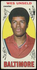 Wes Unseld #56 Basketball Cards 1969 Topps Prices