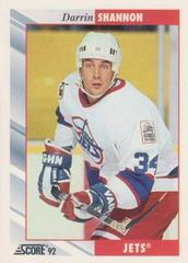 Darrin Shannon Hockey Cards 1992 Score Prices