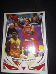 Scottie Pippen #27 Basketball Cards 2004 Topps Prices