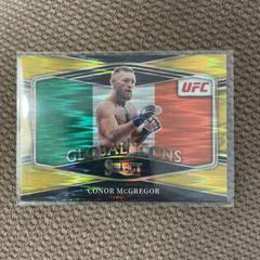 Conor McGregor [Gold Flash] #4 Ufc Cards 2022 Panini Select UFC Global Icons Prices