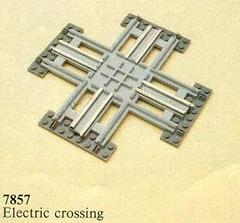 LEGO Set | Crossing Electric Rails Gray 12v LEGO Train