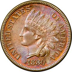 1880 [PROOF] Coins Indian Head Penny Prices