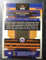 Reverse | Mike Piazza [Spectrum] Baseball Cards 2005 Playoff Absolute Memorabilia