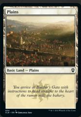 Plains #454 Magic Commander Legends: Battle for Baldur's Gate Prices