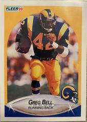Greg Bell Football Cards 1990 Fleer Prices