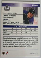Backside | Jaroslav Modry [Action] Hockey Cards 2003 ITG Toronto Star