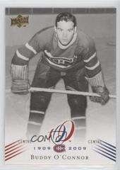 Buddy O'Connor Hockey Cards 2008 Upper Deck Montreal Canadiens Centennial Prices