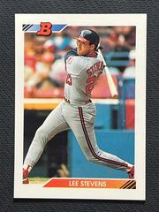 Lee Stevens #427 Baseball Cards 1992 Bowman Prices