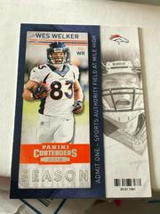 Wes Welker #16 Football Cards 2013 Panini Contenders Prices