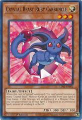 Crystal Beast Ruby Carbuncle [1st Edition] YuGiOh Legendary Duelists: Season 1 Prices