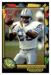 Barry Sanders #89 Football Cards 1991 Wild Card Prices