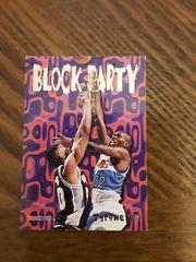 Tyrone Hill Basketball Cards 1995 Hoops Block Party Prices