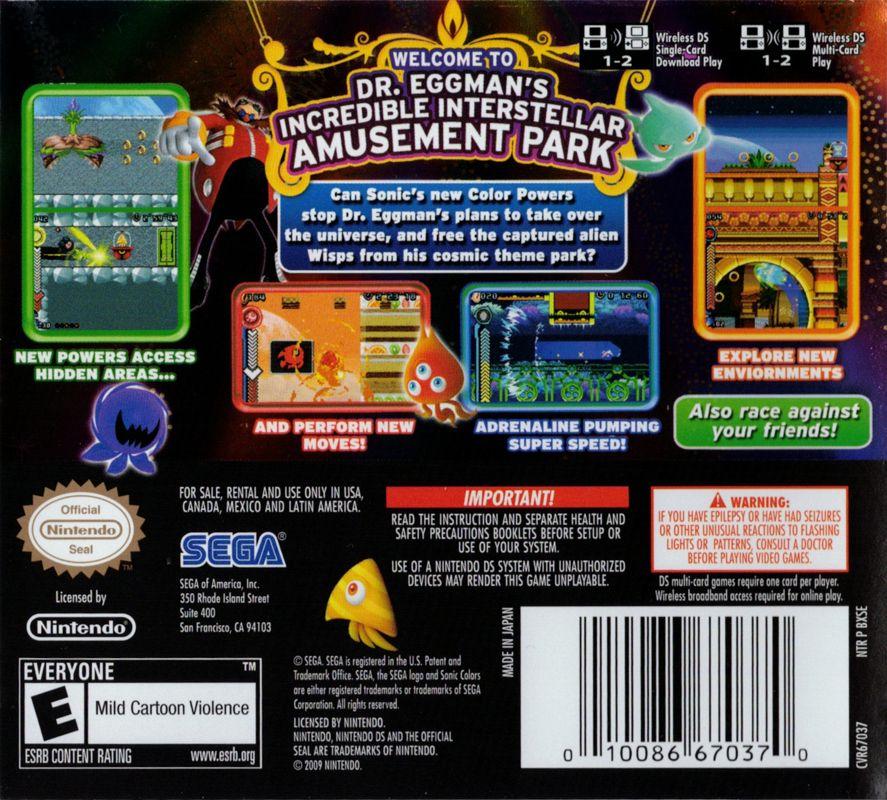 Sonic Colors Prices Nintendo DS Compare Loose, CIB & New Prices