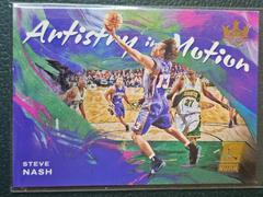 Steve Nash #25 Basketball Cards 2021 Panini Court Kings Artistry in Motion Prices