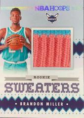 Brandon Miller #RSW-BML Basketball Cards 2023 Panini Hoops Rookie Sweaters Prices