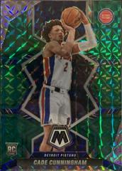 Cade Cunningham [Green] Basketball Cards 2021 Panini Mosaic Prices