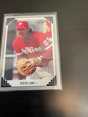 Steve Lake #385 Baseball Cards 1991 Leaf Prices