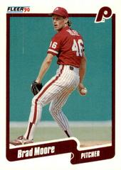 Brad Moore #U-45 Baseball Cards 1990 Fleer Update Prices