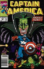 Captain America [Jewelers] #382 (1991) Comic Books Captain America Prices