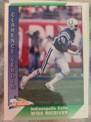 Clarence Verdin Football Cards 1991 Pacific Prices