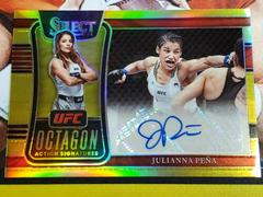 Julianna Pena [Gold] Ufc Cards 2022 Panini Select UFC Octagon Action Signatures Prices