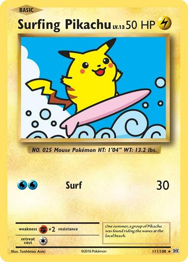 Surfing Pikachu #111 Cover Art