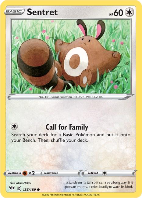 Sentret #135 Pokemon Darkness Ablaze