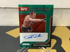 Rich Franklin [Green Pulsar] #LS-RFK Ufc Cards 2022 Panini Prizm UFC Legendary Signatures Prices