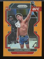 Adrian Yanez [Orange] #107 Ufc Cards 2022 Panini Prizm UFC Prices