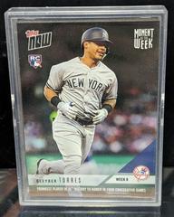 Gleyber Torres #MOW-8 Baseball Cards 2018 Topps Now Moment of the Week Prices