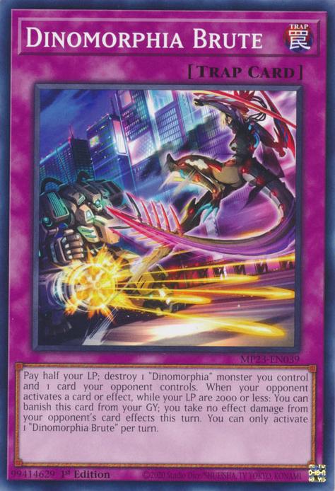 Dinomorphia Brute MP23-EN039 Prices | YuGiOh 25th Anniversary Tin ...