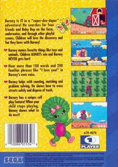 Barney'S Hide And Seek - Back | Barney Hide and Seek Sega Genesis
