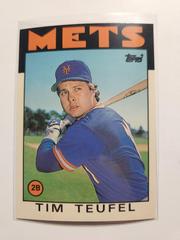 Tim Teufel #109T Baseball Cards 1986 Topps Traded Tiffany Prices