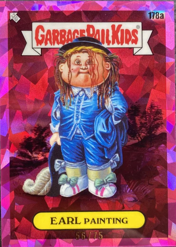 EARL Painting [Fuchsia] #178a Garbage Pail Kids 2022 Sapphire