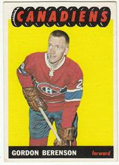 Red Berenson #9 Hockey Cards 1965 Topps Prices