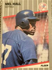 Mel Hall #U-49 Baseball Cards 1989 Fleer Update Prices