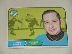 Glenn Hall Hockey Cards 1968 Topps Prices